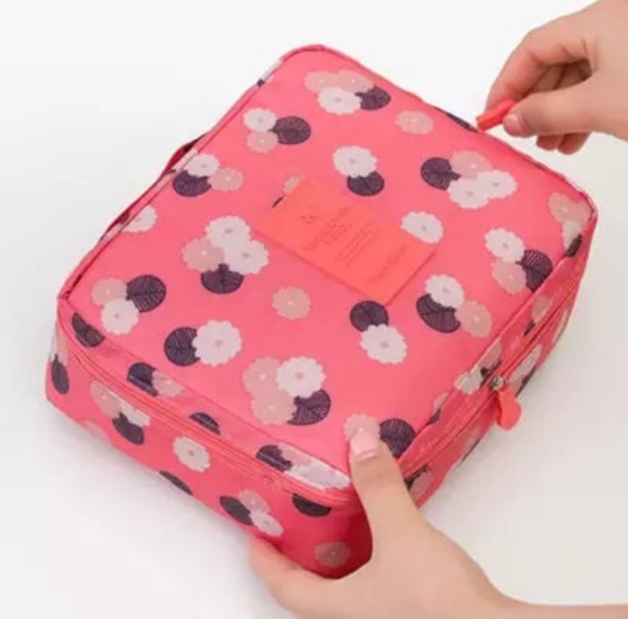 Multifunctional Travel Cosmetic Bag, Double Layer Portable Cosmetic Bag With Adjustable Dividers, Portable Makeup Pouch Brush Organizer, Purse Handbag for Women Multifunctional Travel Cosmetic Bag, Double Layer Portable Cosmetic Bag With Adjustable Dividers, Portable Makeup Pouch Brush Organizer, Purse Handbag for Women